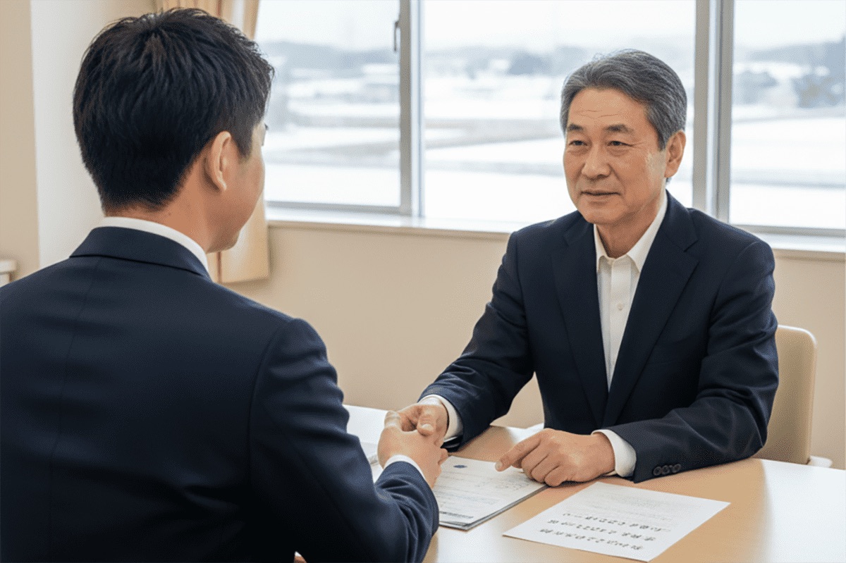 面接で得た破格の提示。始業時間30分の緩和と2,300万円